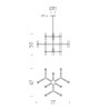 Nemo Crown minor Suspension lamp