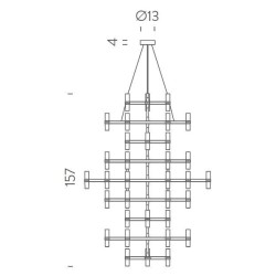 Nemo Crown summa Suspension lamp