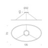 Nemo Ellisse major UP Suspension lamp