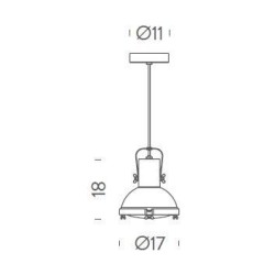 Nemo Projecteur 165 Suspension lamp