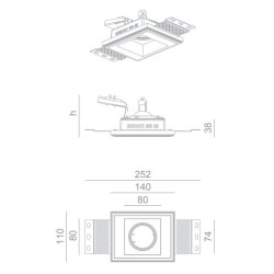 BRICK IN THE WALL Indox 50 Mini Es IP54 Bathroom