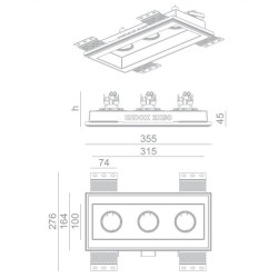 BRICK IN THE WALL Indox 3x50 Es IP20