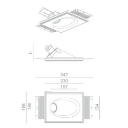 BRICK IN THE WALL Mist 50 Es IP54 Bathroom