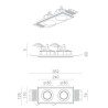 BRICK IN THE WALL Pixo 2x50 Es IP54 Outdoor