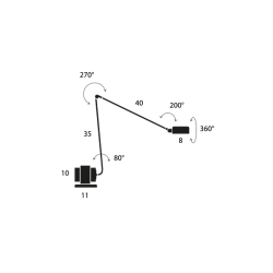 LUMINA DAPHINE TAVOLO LED lámpara de mesa