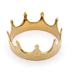 SELETTI MEMORABILIA WHITE AND GOLD Posavasos ø 18,5 cm - My crown