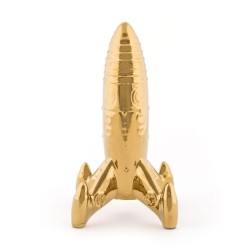SELETTI MEMORABILIA WHITE AND GOLD Posavasos 13,5 x 13 cm - My spaceship