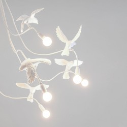 SELETTI SPARROW LAMP Plato para servir 138 x 35,8 x 16,5 cm