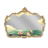 SELETTI BAROQUE MIRROR Espejos 120 x 7 x 90 cm con marco de PU y MDF