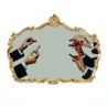 SELETTI BAROQUE MIRROR Espejo 120 x 7 x 90 cm con marco de PU y MDF