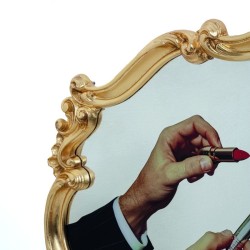 SELETTI BAROQUE MIRROR Espejo 120 x 7 x 90 cm con marco de PU y MDF