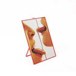 SELETTI TOILETPAPER Espejo 22,5 x 29,5 cm - Honey