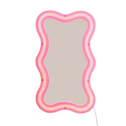 SELETTI SUPERCURVE Espejo 59,77 x 102,55 x 4 cm con marco transparente