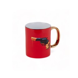 SELETTI TOILETPAPER Taza Ø 10 cm Porcelana - Revolver