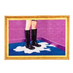 SELETTI TOILETPAPER Alfombrilla de baño 60 x 90 cm - Milky Boots