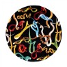 SELETTI TOILETPAPER Moqueta ø 200 cm poliéster - Snakes