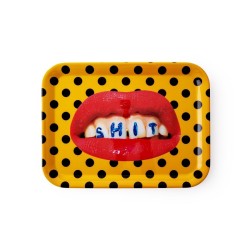 SELETTI TOILETPAPER Plato de servir 32 x 43,5 cm Melamina - Shit
