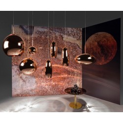 Tom Dixon Copper Round 25Cm Led lámpara de suspensión