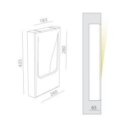 BRICK IN THE WALL Move In IP20 LED 500LM 230VAC WARMDIM
