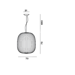Foscarini Spokes 2 Large lampe a suspension