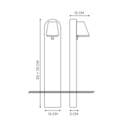 Royal Botania Beamy Teak Bollard