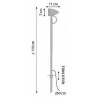 Royal Botania Bullet Bollard 110 cm