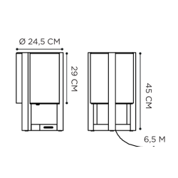 Royal Botania Tristar Luminaire Height 45 Cm lámpara de piso