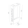 BRICK IN THE WALL Moor Large 1 IP54 Bathroom LED 800LM 230VAC