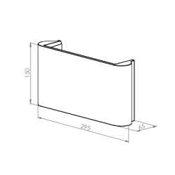 BRICK IN THE WALL Zyrco L Mono IP20 LED 900LM 230VAC WARMDIM