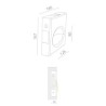 BRICK IN THE WALL Mouse + LED DIM 100LM IP54 Bathroom
