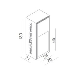 BRICK IN THE WALL Nano LED DIM 100LM IP54 Outdoor