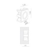 BRICK IN THE WALL Pica Zero LED DIM 100LM IP20