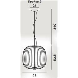 Foscarini Spokes 2 Susp. 10M Lámpara De Suspensión