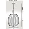 Foscarini Spokes 2 Large Mylight Susp. 10M Lámpara De Suspensión