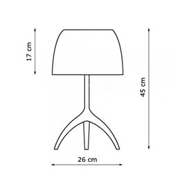 Foscarini Lumiere Large lámpara de mesa
