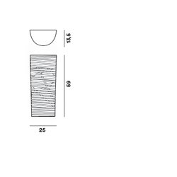 Foscarini Tress Wall Small lámpara de pared