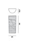 Foscarini Tress Wall Small lámpara de pared