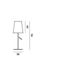 Foscarini Birdie Large lámpara de mesa