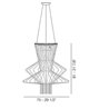 Foscarini Allegro Ritmico Led lámpara de suspensón