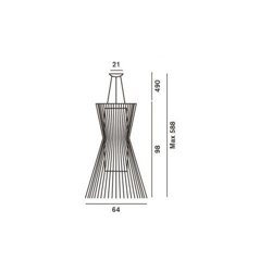 Foscarini Allegro Vivace lámpara de suspensón