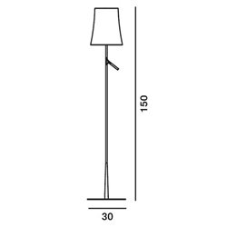 Foscarini Birdie Reading Led lámpara de piso