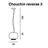 Foscarini Chouchin 3 Reverse Dim lámpara de suspensón