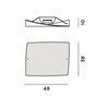 Foscarini Folio Ceiling lámpara de techo
