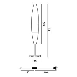 Foscarini Havana Floor lámpara de piso
