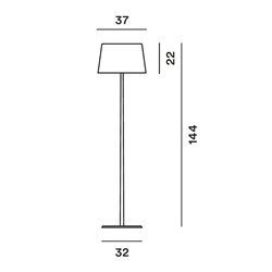 Foscarini Lumiere XXL Floor lámpara de piso