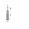 Foscarini Tress Medium lámpara de suspensón