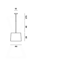 Foscarini Twiggy Suspension E27 lámpara de suspensón