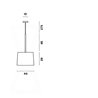 Foscarini Twiggy Suspension E27 lámpara de suspensón