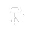 Foscarini Lumiere Nuances Large Dimmable lámpara de mesa