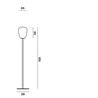 Foscarini Rituals 1 E27 lámpara de piso